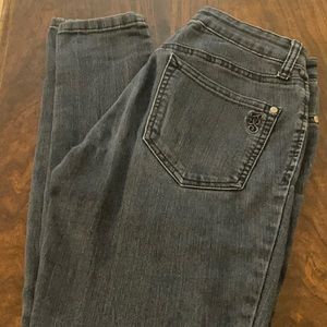 Jessica Simpson dark “kiss me” jeggings